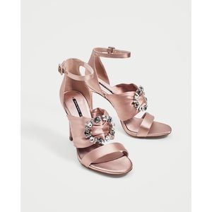 Zara satin shoes
